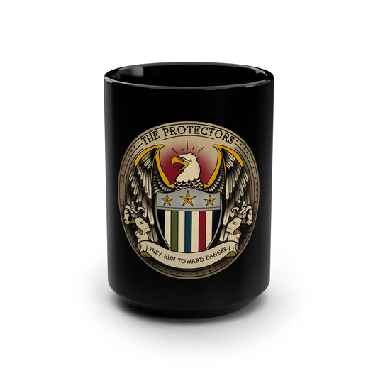 Black Protectors Mug, 15oz