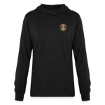 Unisex Long Sleeve Hoodie Shirt - heather black